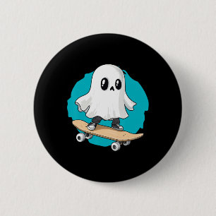Ghost Trippy Vaporwave Halloween Techno Rave Edm M 6 Cm Round Badge