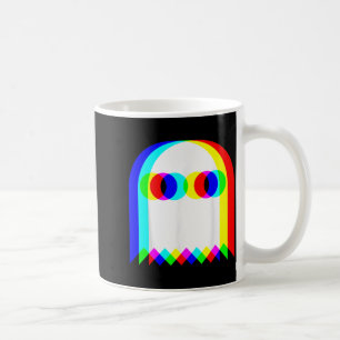 Ghost Trippy Vaporwave Halloween Techno Rave Funny Coffee Mug