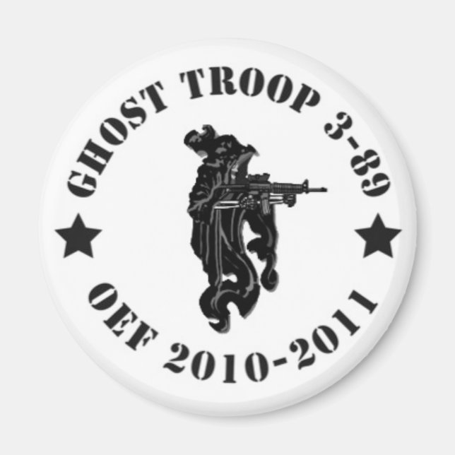 Ghost Troop Magnet (Front)