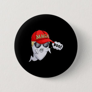 Ghost Trump Halloween Costume 6 Cm Round Badge
