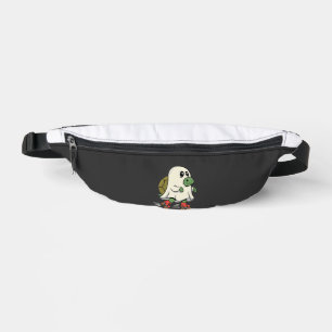 Ghost Turtle Roller Skates Halloween Design_1 Bum Bags