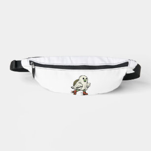 Ghost Turtle Roller Skating Vintage Halloween Desi Bum Bags