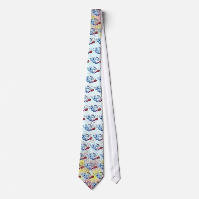 Ghost Vacuum Cleaner Nightmare Tie (Front)