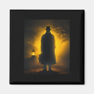 Ghost Vintage Gothic Men England British Mystery Magnet