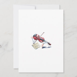 ghost violin invitation