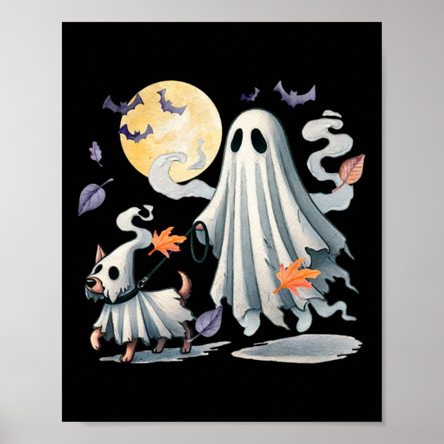 Ghost Walking Dog  Poster (Front)