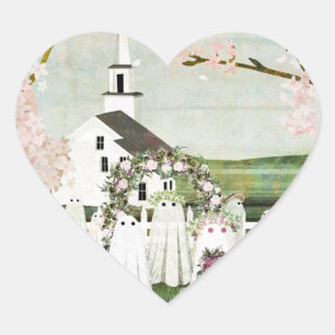 Ghost Wedding Sticker
