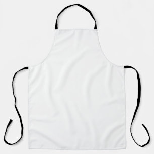 Ghost White Solid Colour Apron