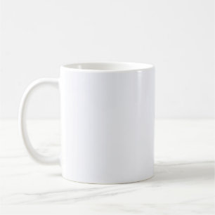 Ghost White Solid Colour Coffee Mug