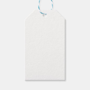 Ghost White Solid Colour Gift Tags