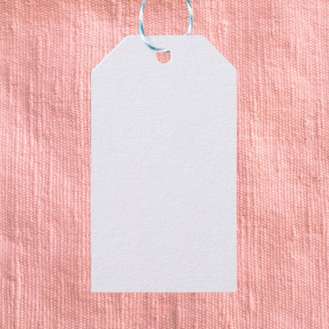 Ghost White Solid Colour Gift Tags (Creator Uploaded)