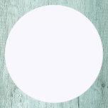 Ghost White Solid Colour Round Paper Coaster<br><div class="desc">Ghost White Solid Colour</div>