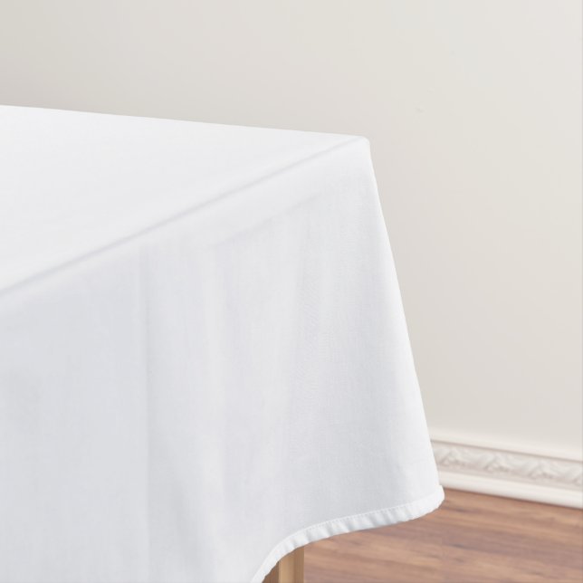 Ghost White Solid Colour Tablecloth (In Situ)