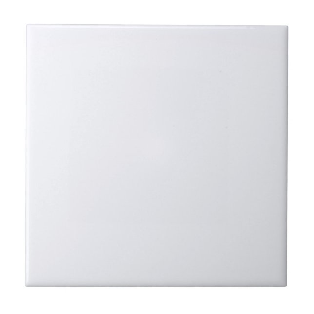Ghost White Solid Colour Tile (Front)