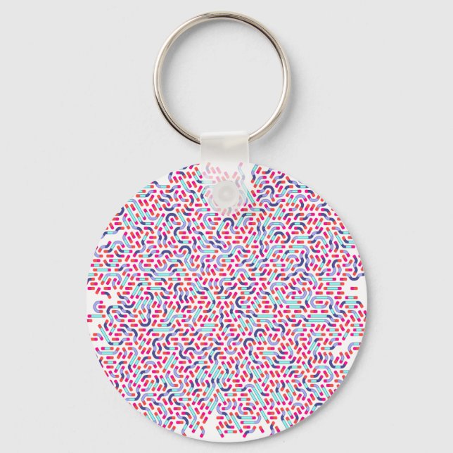 Ghost Worms Key Ring (Front)