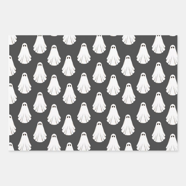 Ghost Wrap Wrapping Paper Sheet (Front)
