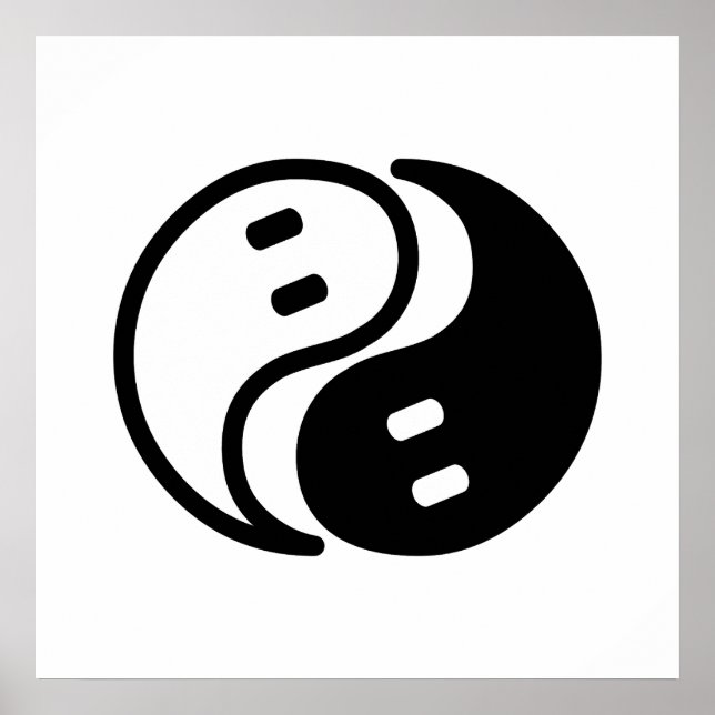 Ghost Yin Yang Poster (Front)