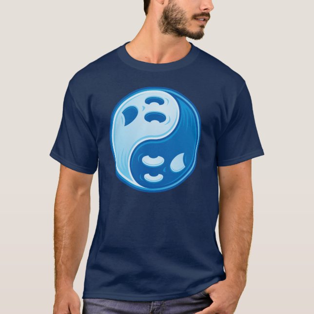 Ghost Yin Yang T-Shirt (Front)