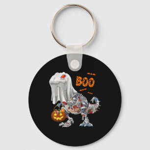 Ghost Zombie Mummy Dinosaur Funny Boo Halloween Pu Key Ring