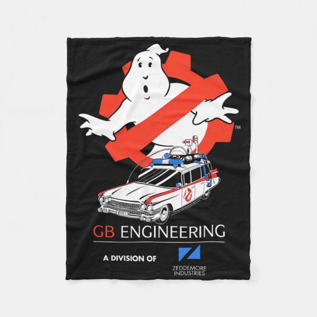 Ghostbusters Frozen Empire Engineering Gear No Gho Fleece Blanket (Front)