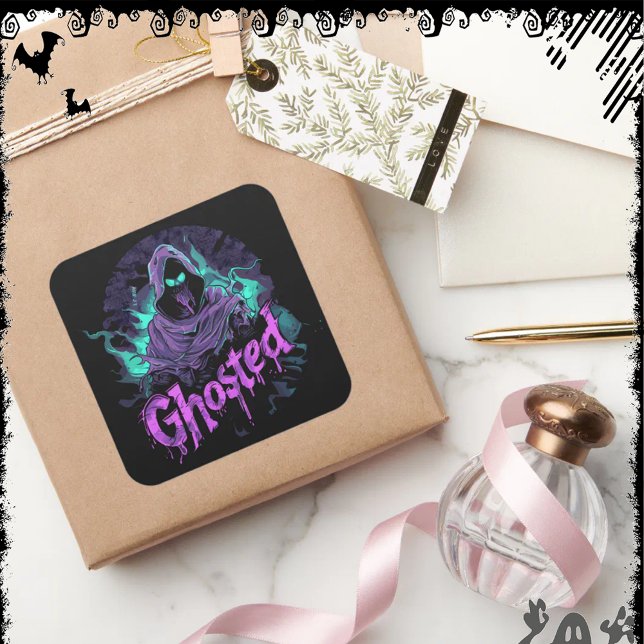 Ghosted | ExDesigner | Halloween Square Sticker (Creator Uploaded)