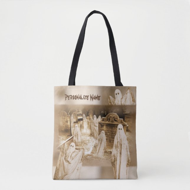 Ghosted Personal Tote Bag (Front)