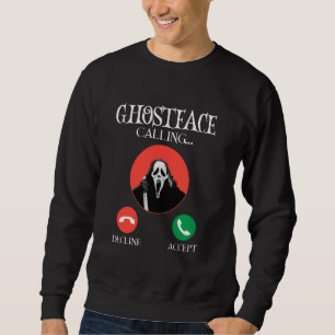 Ghostface Calling Halloween Funny Scream You Hang Sweatshirt
