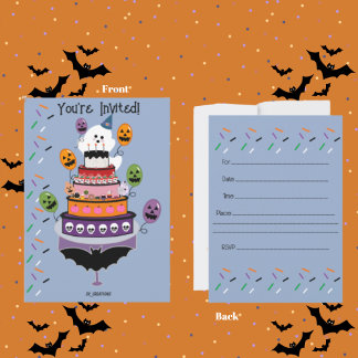 Ghostie's Boo Day Celebration Invitation