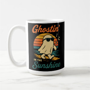 Ghostin ghost halloween coffee mug
