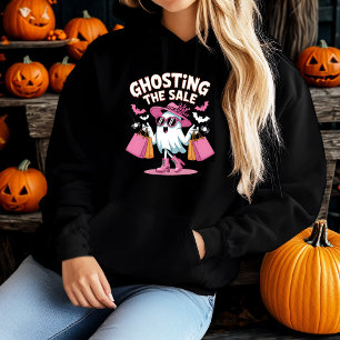 Ghosting The Sale Funny Halloween Ghost Hoodie