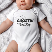 Ghosting Witches Halloween Baby Shirt Bodysuit 
