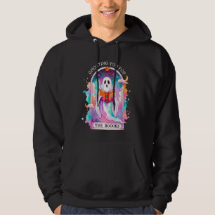 Ghosting You For The Boooks Funny Ghost Teacher Ha Hoodie