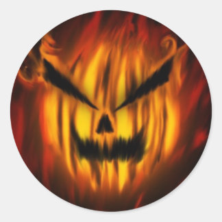 ghostjack classic round sticker