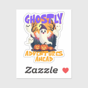 Ghostly Adventures Ahead, Halloween Party Festive
