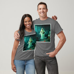Ghostly Artist's Studio Design T-Shirt