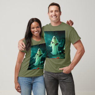 Ghostly Artist's Studio Design T-Shirt