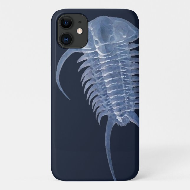 Ghostly Blue Paraceraurus Trilobite Case-Mate iPhone Case (Back)