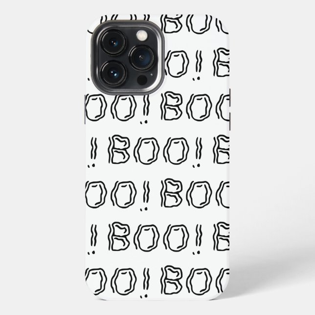 Ghostly Boo! iPhone Case (Back)