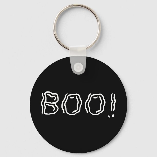 Ghostly Boo! Keychain (Front)