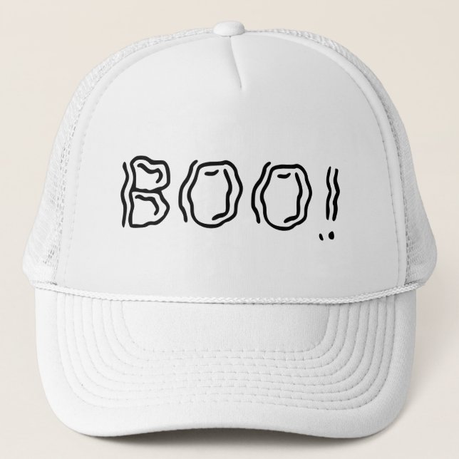Ghostly Boo! Trucker Hat (Front)