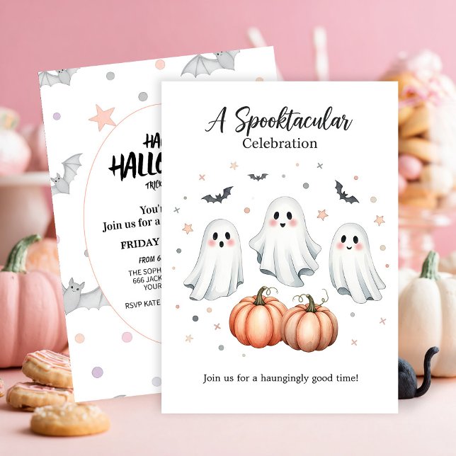 Ghostly Fun Halloween Invitation (Creator Uploaded)