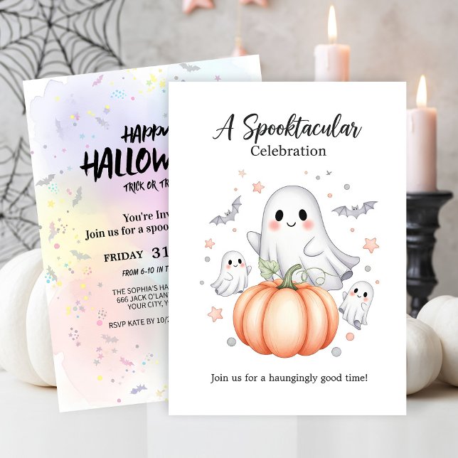 Ghostly Fun Halloween Invitation (Creator Uploaded)