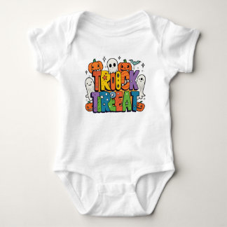 Ghostly Fun Halloween Vibes Baby Bodysuit