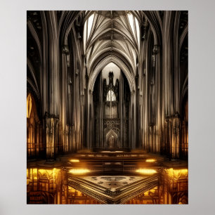 Ghostly Gallery - AI Fantasy Digital Art Print