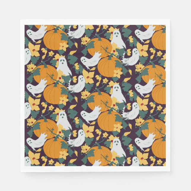 Ghostly Garden Napkin (Front)