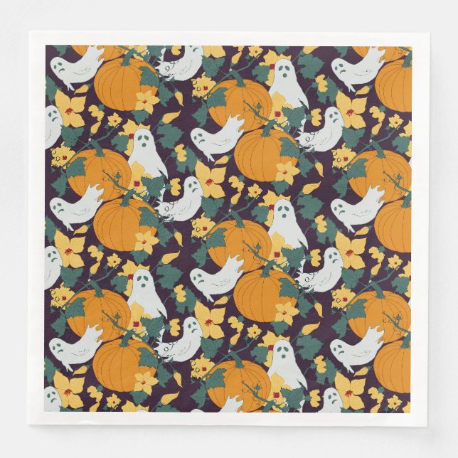 Ghostly Garden Napkin (Front)