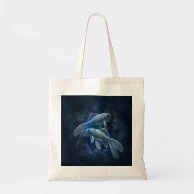 Ghostly Goldfish Tote Bag (Front)