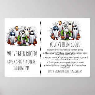 Ghostly Greetings A Boo-It-Forward Halloween Game Poster