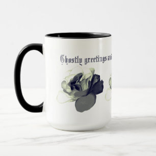 Ghostly greetings and hauntingly happy Halloween! Mug