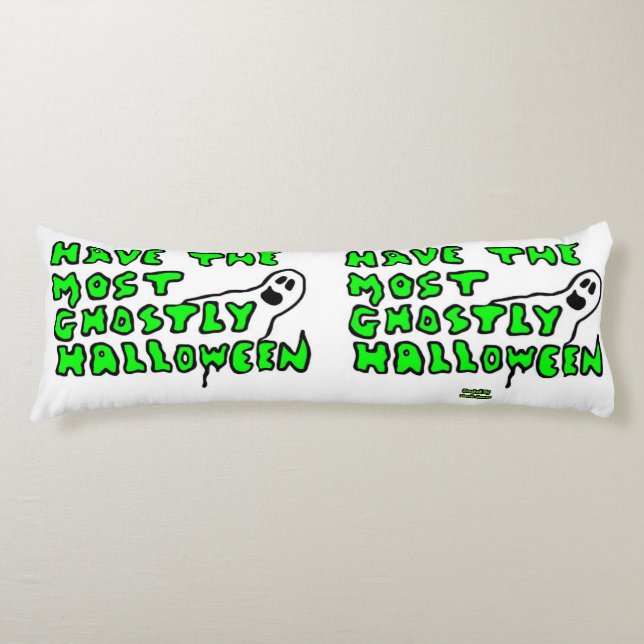 Ghostly Halloween Body Pillow (Front)